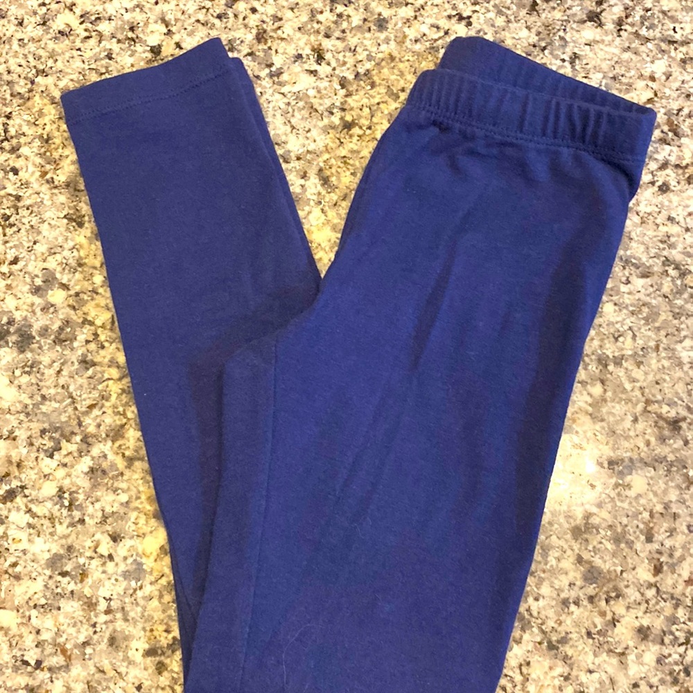 Girls navy leggings